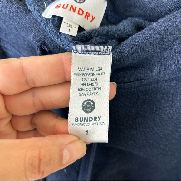 SUNDRY Rainbow striped cuff jogger lounge pant sweats size: 1 (small 4-6) - Picture 10 of 10